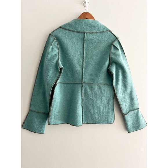 Beebop and Wally - Teal and Brown Blazer - Size Large - Picture 3 of 5